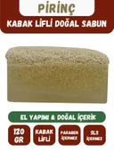 Doğal Kabak Lifli PİRİNÇ Özlü Doğal Sabun (120 Gr) - Bialife - 1