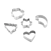 5 PARÇA  METAL BİSKÜVİ KURABİYE KALIP (4172) - 1