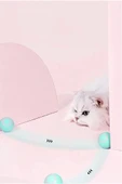 Gravitational Şarjlı Otomatik Haraketli Kedi Oyun Topu 4 cm - 2
