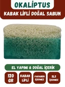 Doğal Kabak Lifli OKALİPTUS Özlü Doğal Sabun (120 Gr) - Bialife - 1