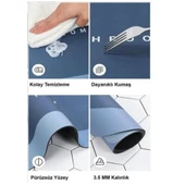 3B Trend Kaymaz Tabanlı Su Emici Banyo Ve Mutfak Paspası 58x38cm Yazısız Model - 3