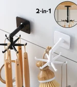 Brokoli Home 1 Adet Kendinden Yapışkanlı Güçlü 5li Askılık Çok Amaçlı Mutfak Duvar Banyo - 5