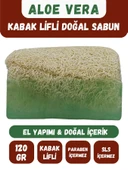 Doğal Kabak Lifli ALOE VERA Özlü Doğal Sabun (120 Gr) - Bialife - 1