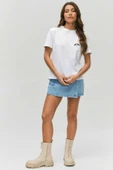 Süperlife Kadın Bisiklet Yaka New York Tshirt SPR25TSK21 - 4