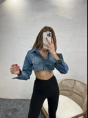 Lucky Life Kadın 290 KOT CEKET-MAVİ thumbnail 3