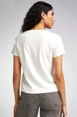 Süperlife Kadın V Yaka New York Tshirt SPR25TSK20 - 5