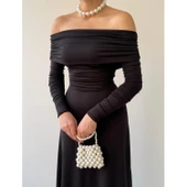 Lucky Life Kadın Uras Lucky Life Kadın Straplez Elbise - 6