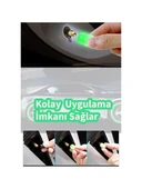 3B Trend Yeşil Fosforlu Lastik Sibop Kapağı Gece Parlayan Sibob Kapağı 4 Adet - 4