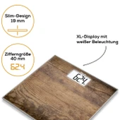 Beurer Gs 203 Wood Ahşap Desenli Kaliteli Baskül Tartı - 3