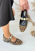 Koope Leopar Süet Babet Ayakkabı - 2