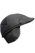 yoncatotpan Kış ve Sonbahar için Siyah Klasik Model Kulak Kapatan Kasket Şapka Esnek ve Rahat - 1