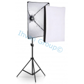 Lens Greenbox Softbox 50x70 Cm ve 200 Cm Ayak - Profesyonel Stüdyo Çekimi Için Sürekli Işık Seti - 4