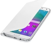 Samsung Galaxy E7 Flip Wallet Cüzdan Kılıf, Beyaz EF-WE700BWEGWW - 2