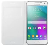 Samsung Galaxy E7 Flip Wallet Cüzdan Kılıf, Beyaz EF-WE700BWEGWW - 1