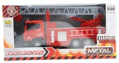 Die Cast Sürtmeli Merdivenli İtfaiye Aracı - 6