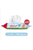 Baby Turco Islak Bebek Havlusu 12x90 Yaprak - 2