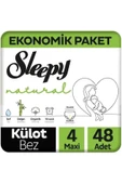 Sleepy Külot Bebek Bezi Natural Beden:4 (7-14KG) Maxi 288 Adet Ekstra Fırsat - 2