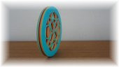 3D Renkli Çiçek Mandala Plastik Aparat - 1