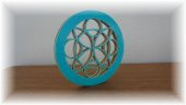 3D Renkli Çiçek Mandala Plastik Aparat - 4