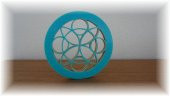 3D Renkli Çiçek Mandala Plastik Aparat - 5