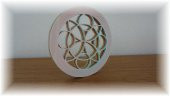 3D Renkli Çiçek Mandala Plastik Aparat - 12