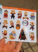Muichiro Tokito-Senjuro Rengoku -Demon Slayer-2li çıkartma-etiket-süsleme-parlak kağıt thumbnail 9