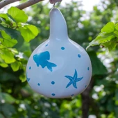 Deniz Temalı Ağaç Süsü,balkon Süsü,bahçe Süsü Beyaz Renk - 3