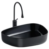 LENA TEZGAHÜSTÜ LAVABO (SİYAH) E-2107S - 1