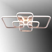 TT Aydınlatma TT500-6-FSR  Fransız Sarı Kaplama Plofonyer 6 lı Led Avize thumbnail 1