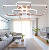 TT Aydınlatma TT500-6-FSR  Fransız Sarı Kaplama Plofonyer 6 lı Led Avize thumbnail 3