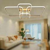 TT Aydınlatma TT500-4-FSR  Fransız Sarı Kaplama Plofonyer 4 lü Led Avize thumbnail 2