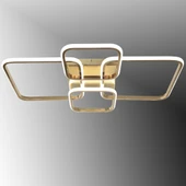 TT Aydınlatma TT500-4-FSR  Fransız Sarı Kaplama Plofonyer 4 lü Led Avize thumbnail 1