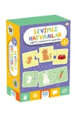 Games Sevimli Hayvanlar Eğitici Eşleştirme Puzzle 36 Parça 5128 - 1