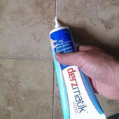Gri Derz Dolgusu - 3 Adet Lavabo Küvet Fayans Derzi Kalemi 360gr Suya Dayanıklı Spatula Hediyeli - 2