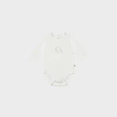 Bibaby Biorganic Penguin Club Bebek Body 56003 Ekru Gri - 1
