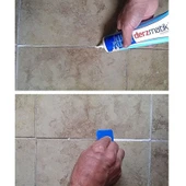 Beyaz Derz Dolgusu - 3 Adet Lavabo Küvet Fayans Derzi Kalemi 380gr Suya Dayanıklı Spatula Hediyeli thumbnail 5