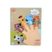 Finger Puppet Hayvan Figürlü Parmak Kuklası - 1