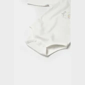 Bibaby Biorganic Penguin Club Bebek Body 56003 Ekru Gri - 4