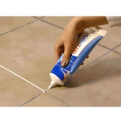 Gri Derz Dolgusu - 3 Adet Lavabo Küvet Fayans Derzi Kalemi 360gr Suya Dayanıklı Spatula Hediyeli - 3