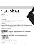 Kaş Boyası Seti (vegan) 1 SAF SİYAH - Pure Black thumbnail 3