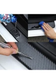 Ftmoto  Seat Leon İçin Uyumlu Aksesuar Oto Bagaj Ve Kapı Eşiği Sticker Seti Karbon - 5