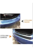 Ftmoto  Fiat Freemont Uyumlu Yeni Nesil Aksesuar Oto Bağaj Ve Kapı Eşiği Sticker Set Karbon 5 ADET - 4