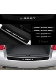 Ftmoto  Seat Toledo İçin Uyumlu Aksesuar Oto Bağaj Ve Kapı Eşiği Sticker Set Karbon - 1