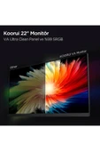 Monitör 21.5 inç 22N1 75Hz Fhd1920*1080 Uyumlu 6ms Va Hdmi 1.4 * 1 Vesa 178°Görme Açısı 75 * 75mm - 4