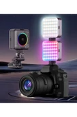 Cep Telefonu Çakarlı Dolgu Işık Canlı Yayın Mini Taşınabilir Yüksek Parlaklık RGB Selfie Işık Paneli - 1