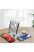 Portatif Katlanabilir iPad Uyumlu Tablet Stant Açısı Ayarlanabilir Tutucu XK041 - 2