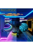 Uzaktan Kumandalı 5 Metre Led Işık Flexible Ev Dekorasyon Bahçe Dekorasyon Oda Işıklandırma MZ6200 - 3