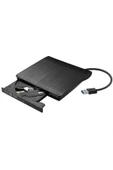 Harici Usb 3.0 Dvd-rom Optik Sürücü, Dvd-rw Pc, Tablet, Dvd Player Usb Ve Type C Kablolu Ft84-x - 2