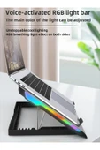 Profesyonel Dizüstü Bilgisayar Notebook Soğutucu Gaming Tek Büyük Fan 2 USB Giriş S601 - 7