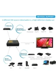 Tv Için Hdmi Çoklayıcı 3 Port 4k Kumandalı Ultra Hd Hdmı Switch Splitter 5port4khdmi thumbnail 6